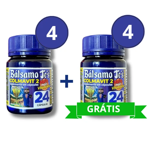 Kit Bálsamo Je's Colmavit 2: pague 4 e leve 8 frascos